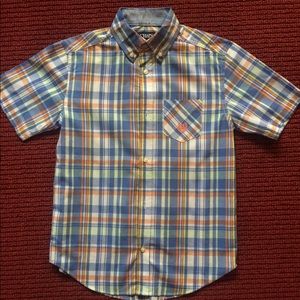 Boys Chaps Button Up Shirt size 10/12